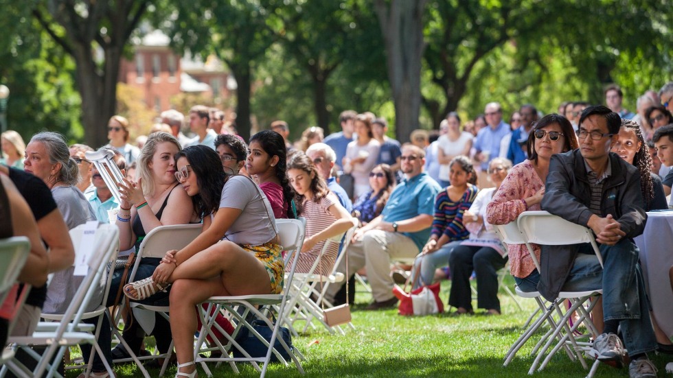 Main Green during the Send-off Reception for families